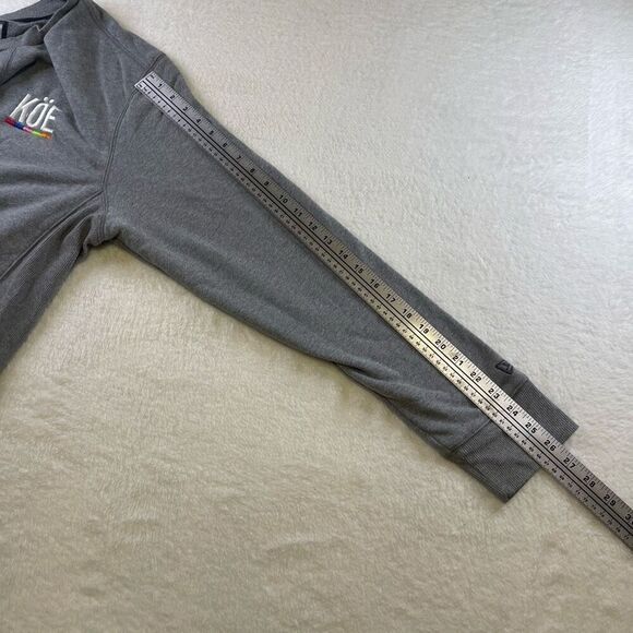 Gray New Era Sweater Mens XL Koe Kombucha Company Pullover Crewneck Sweater - Picture 9 of 12